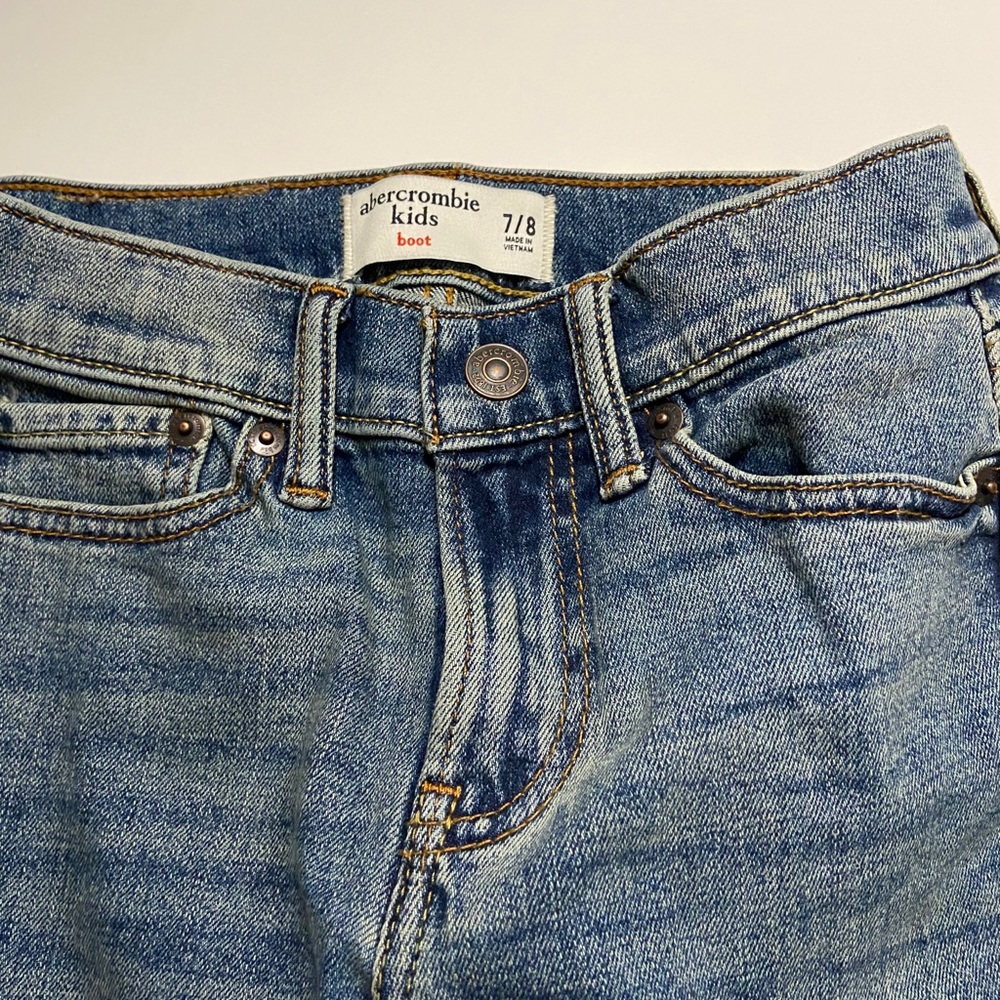 Boys Abercrombie bootcut jeans